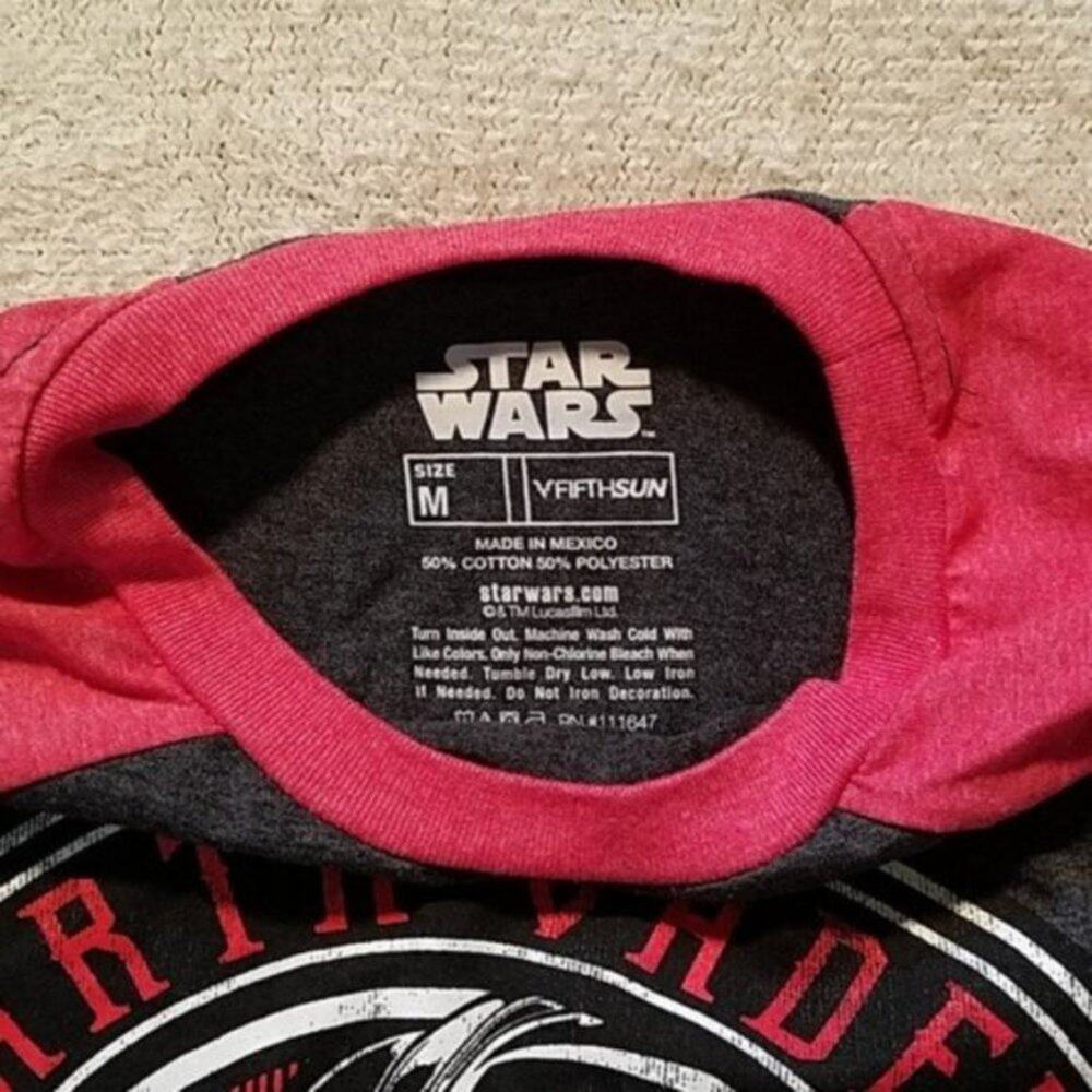 STAR WARS DARTH VADER BASEBALL TSHIRT SZ MEDIUM - Picture 4 of 5